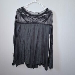 Free People Embroidered Women's Top